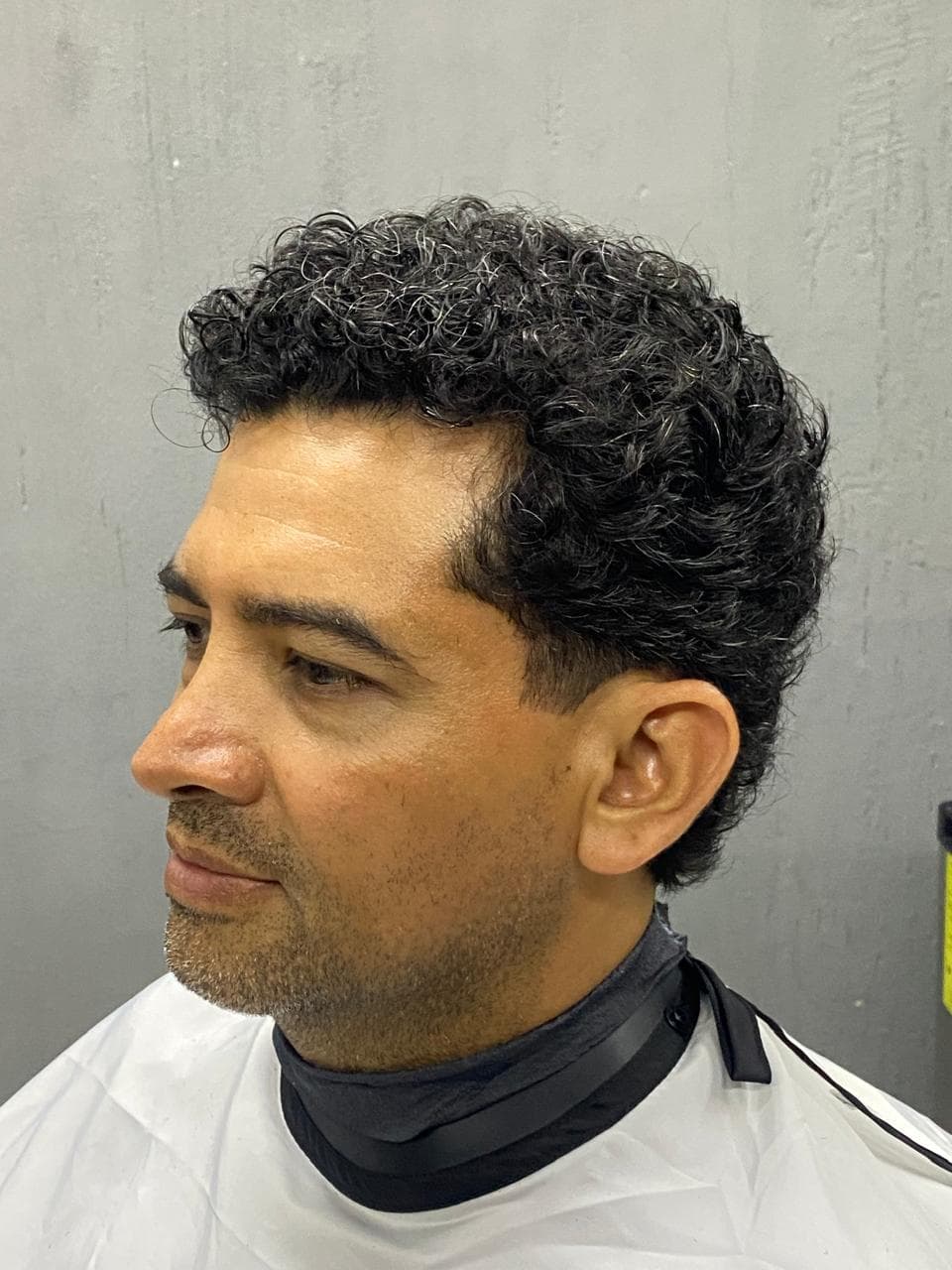 Rizo natural, corte de Jonathan